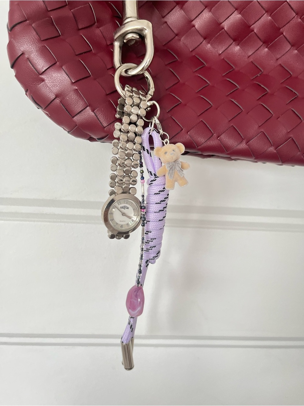 Lilac Bag Charm